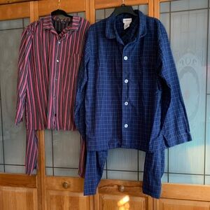 Striped and Checkered Pajama Set